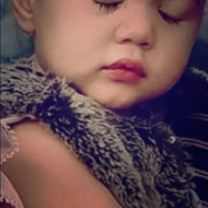 12 month Fur sleeveless vest